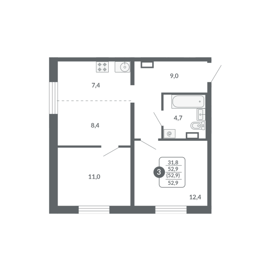 План квартиры