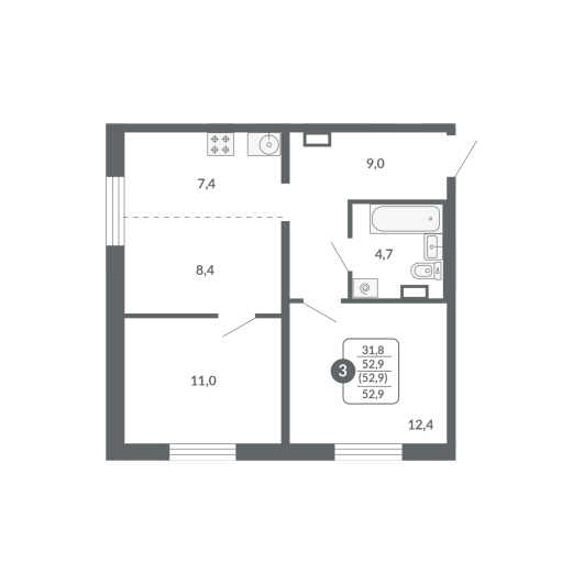 План квартиры